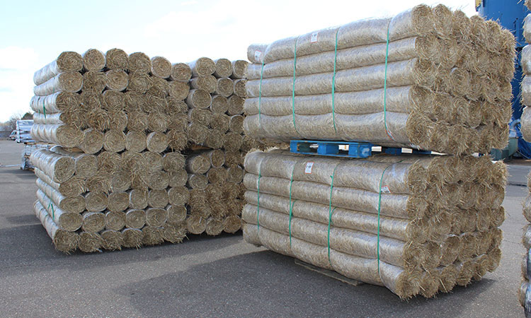 Erosion Control blanket Straw Wattles